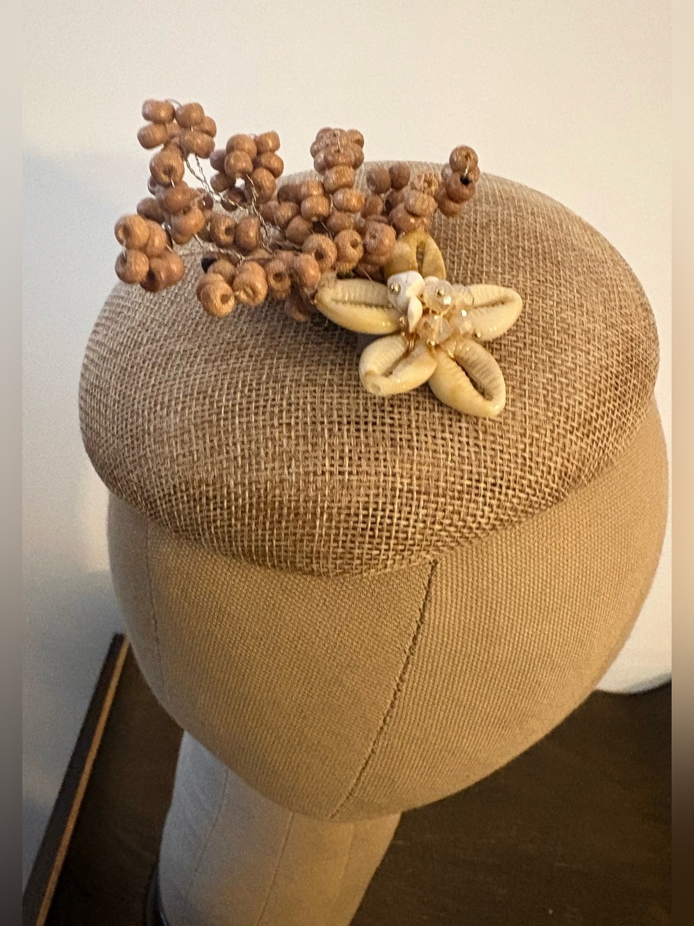Handmade Fascinator Pillbox Hat with clip on